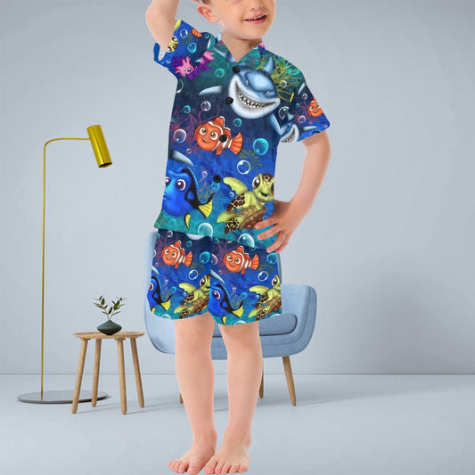 Nemo V-Neck Short Pyjama Set