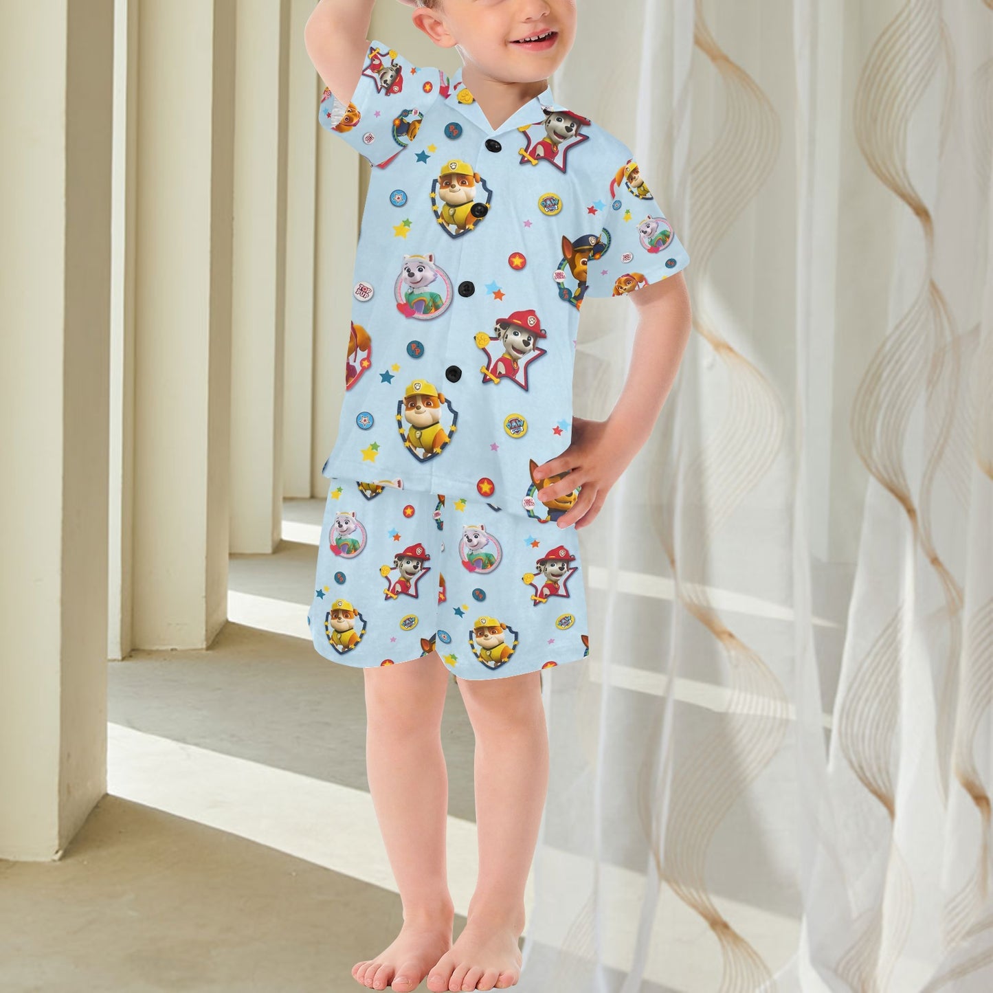"Paw Patrol"V-Neck Short Pyjama Set
