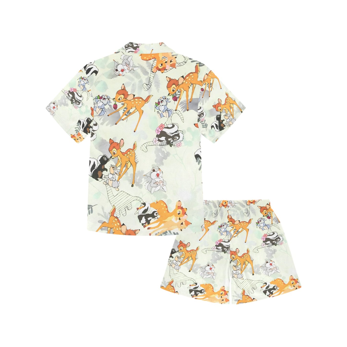 Bambi V-Neck Short Pyjama Set