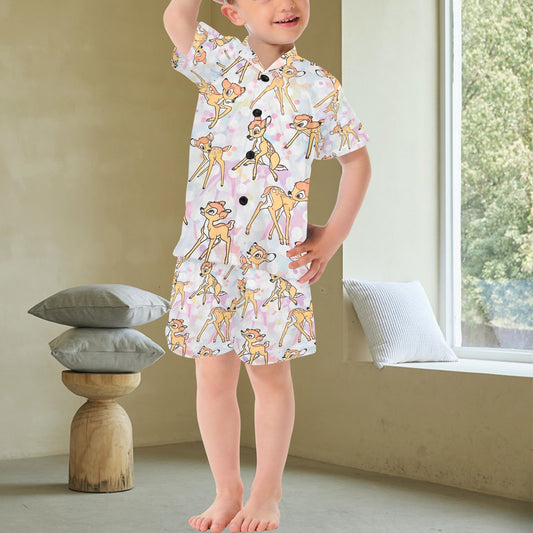 Bambi V-Neck Short Pyjama Set