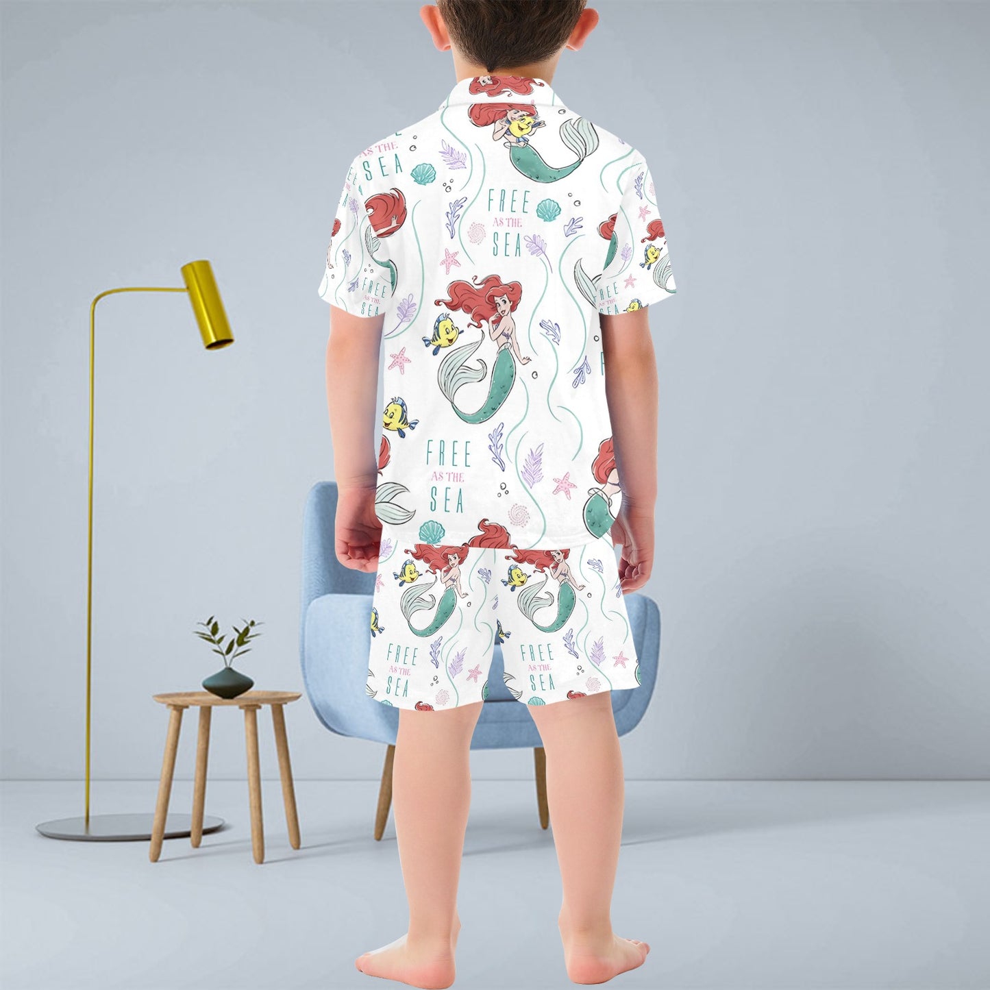 Ariel V-Neck Short Pyjama Set