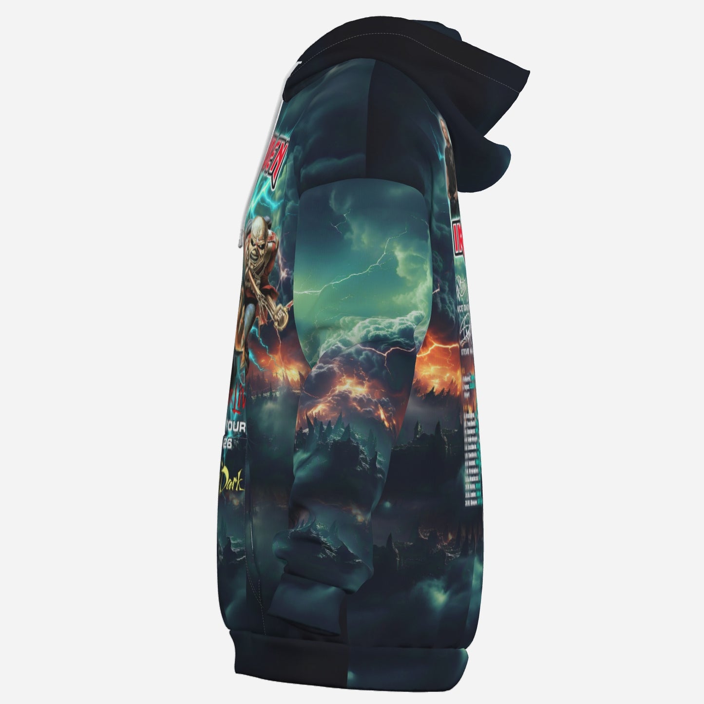 Iron Maiden Men's Hoodie with Pocket-Air Layer 200 GSM