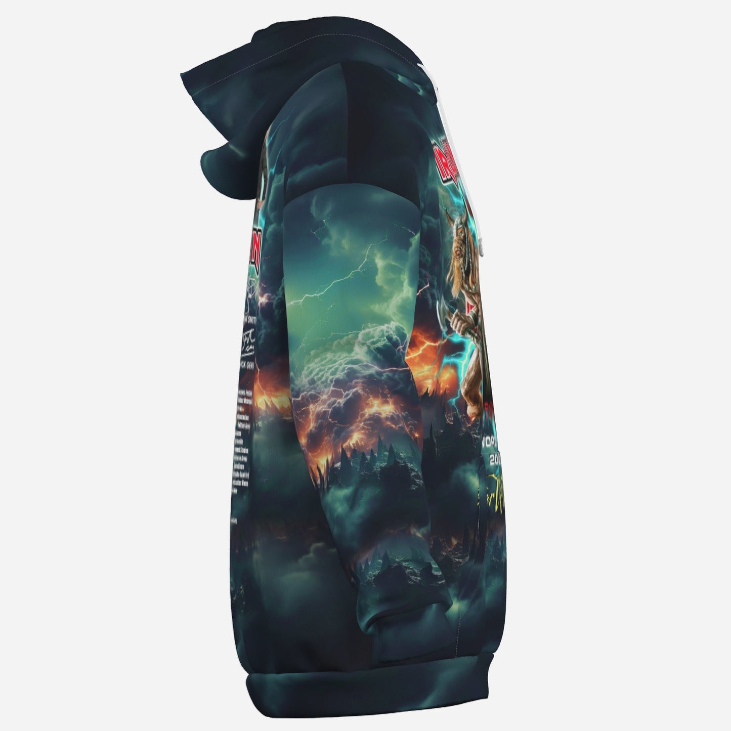 Iron Maiden Men's Hoodie with Pocket-Air Layer 200 GSM