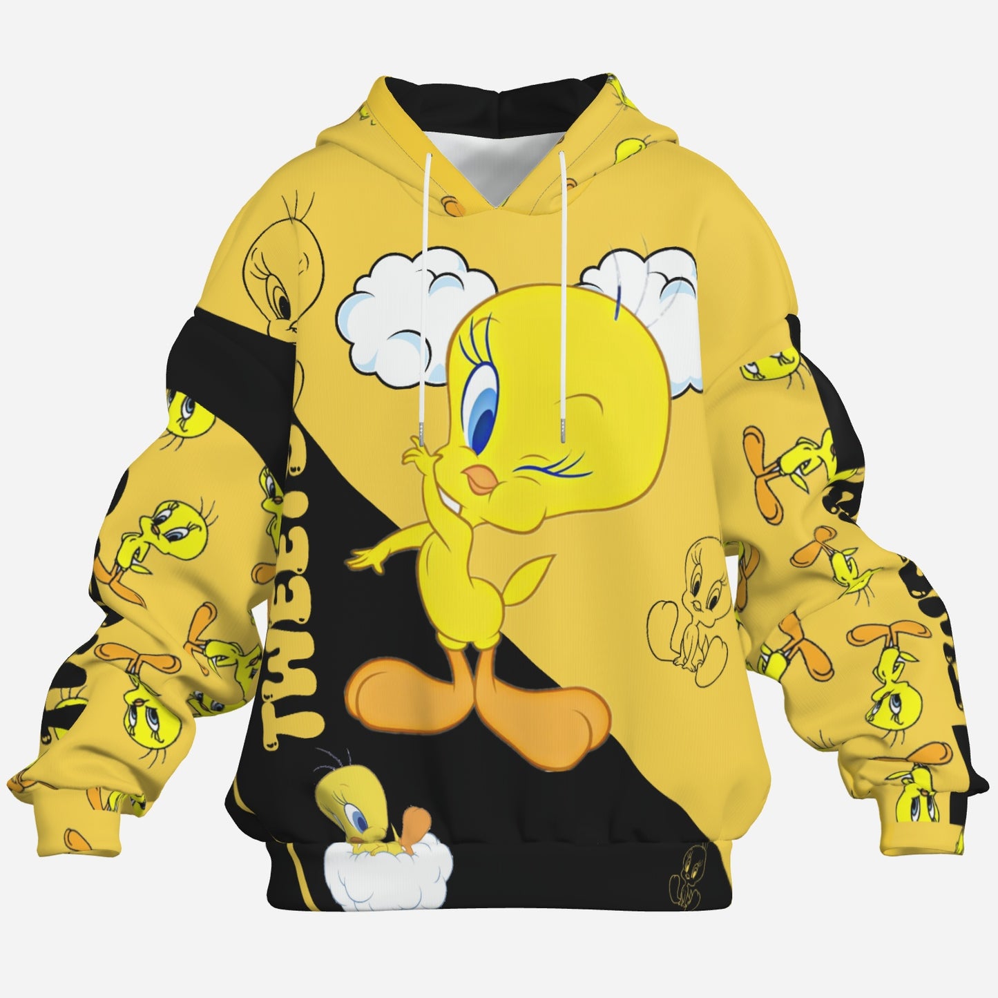 Tweety Women's Hoodie Drop Shoulder-Air Layer 230 GSM