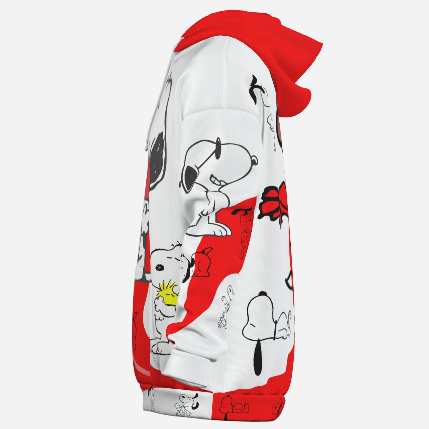 Snoopy Men's Hoodie with Pocket-Air Layer 200 GSM
