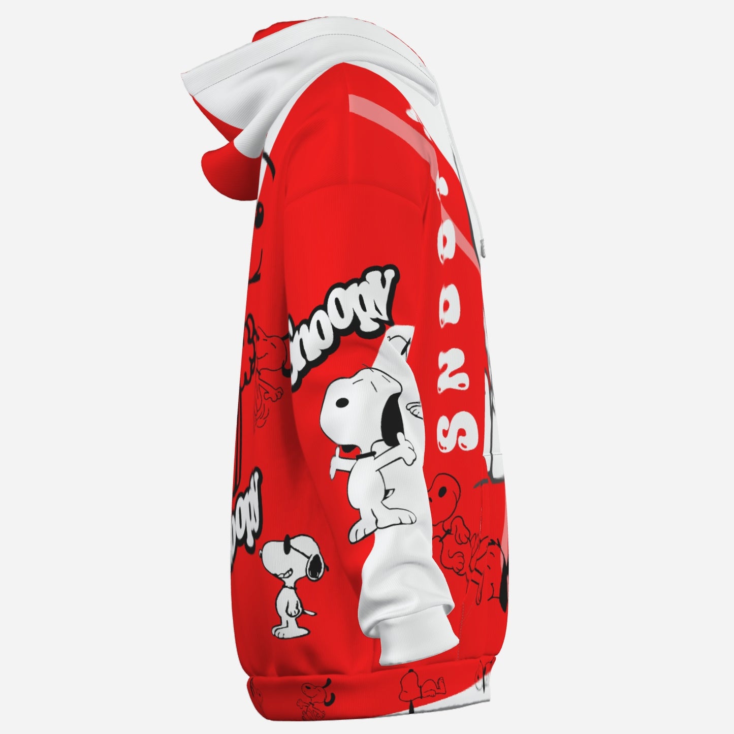 Snoopy Men's Hoodie with Pocket-Air Layer 200 GSM