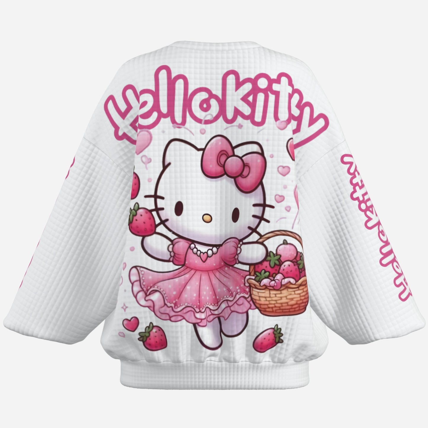 Hello Kitty Women's Sweatshirt Drop Shoulder