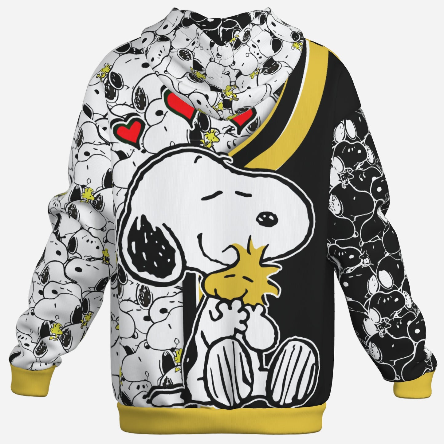 Snoopy Men's Hoodie with Pocket-Air Layer 200 GSM
