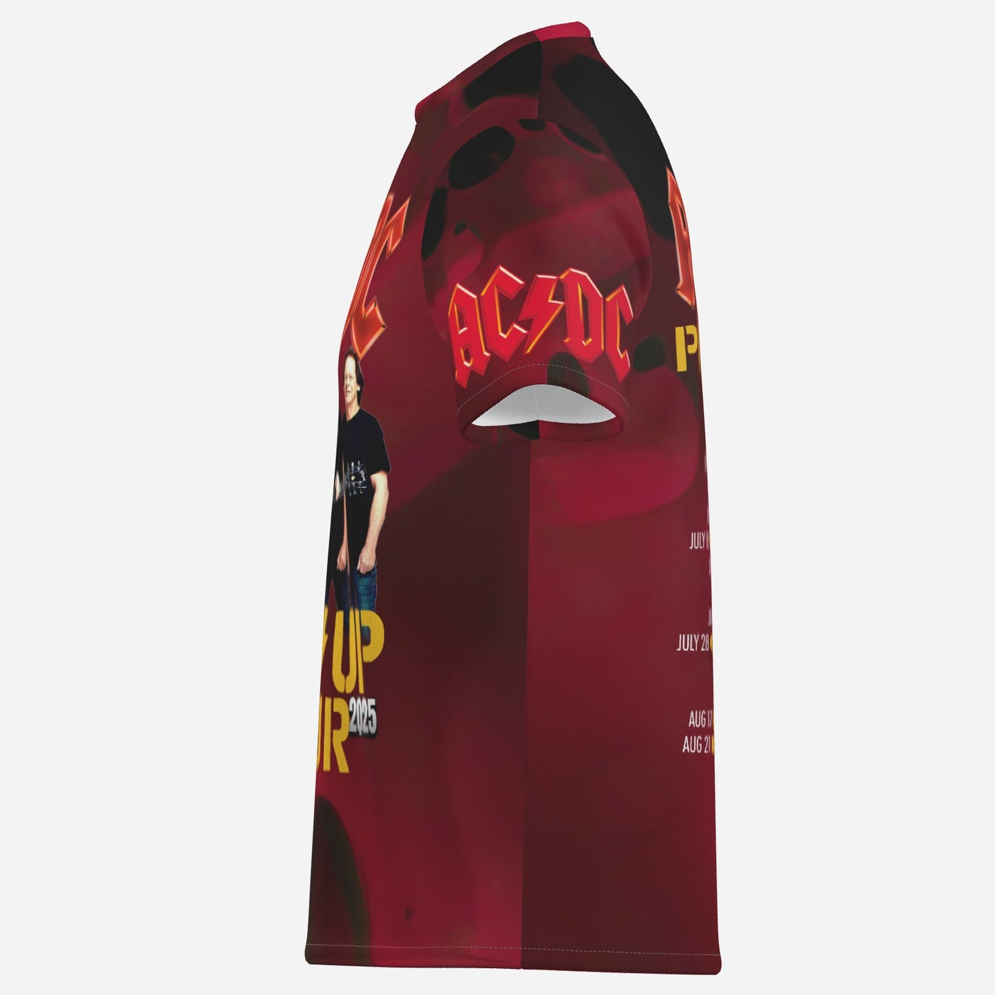 AC/DC Men's T-Shirt Short Sleeve-Imitation Cotton 170 GSM