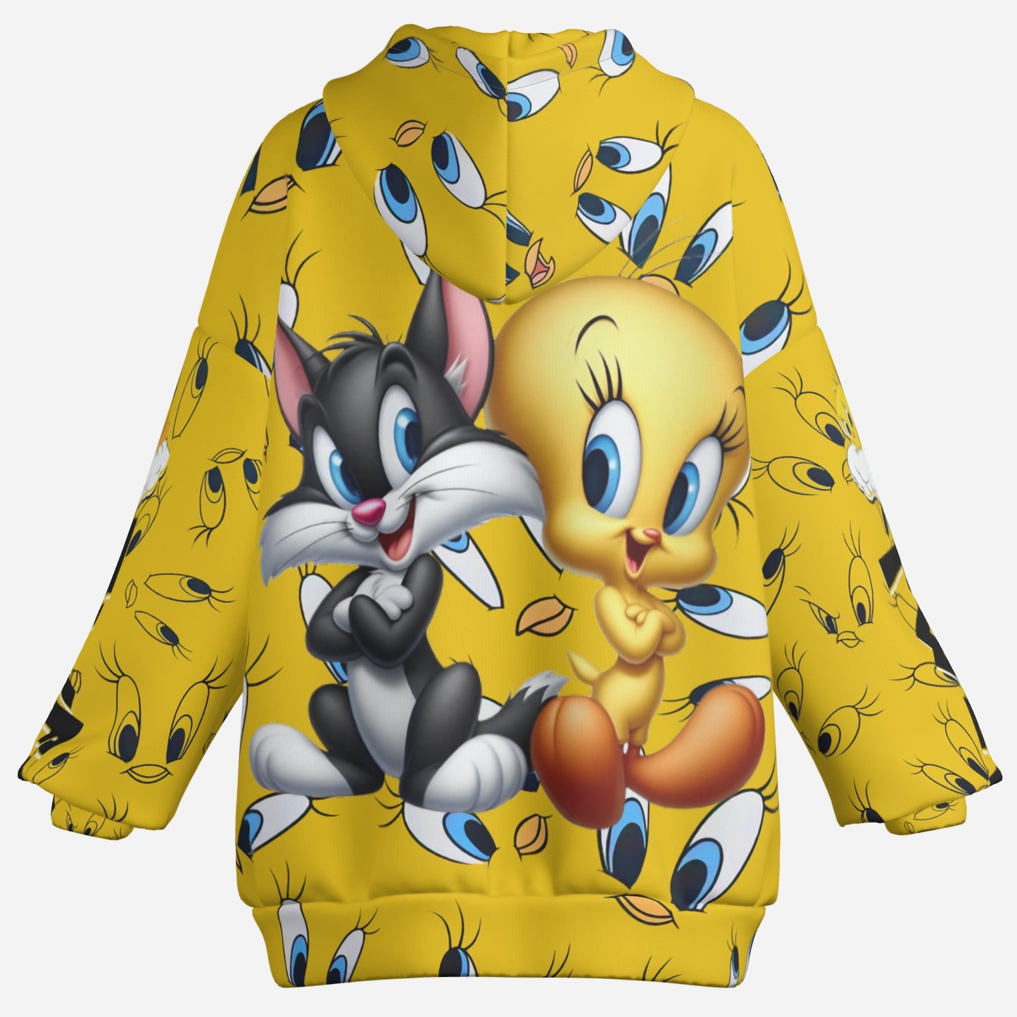 Tweety Women's Full-Zip Hoodie Jacket-Air Layer 230 GSM