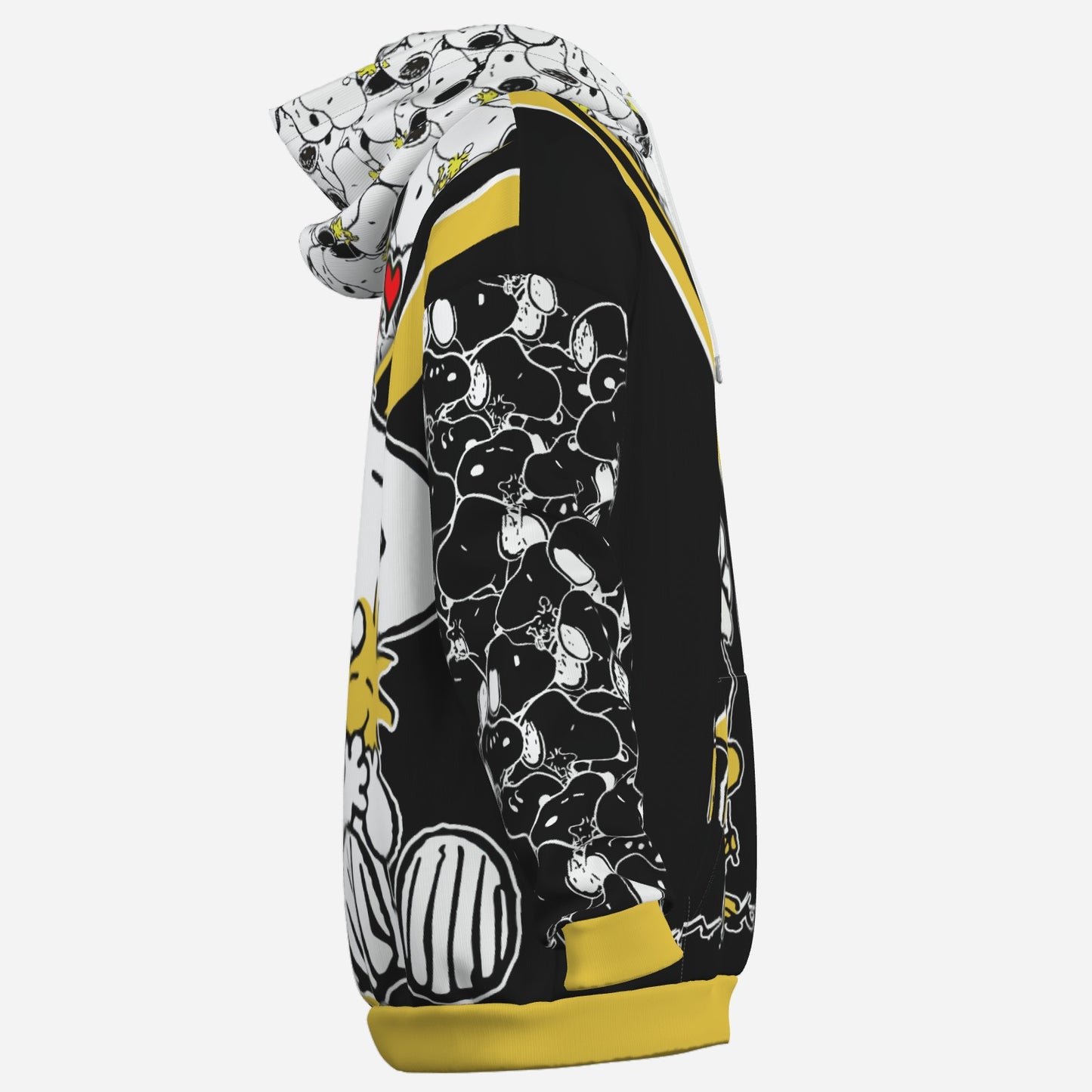Snoopy Men's Hoodie with Pocket-Air Layer 200 GSM