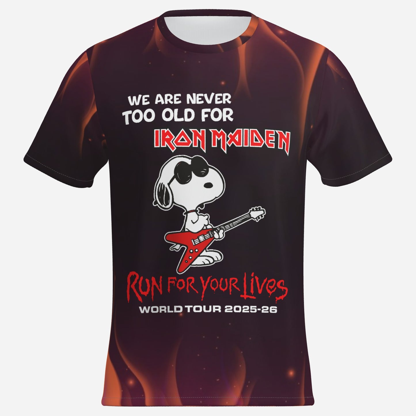 IRON MAIDEN SNOOPY FAN SHIRT