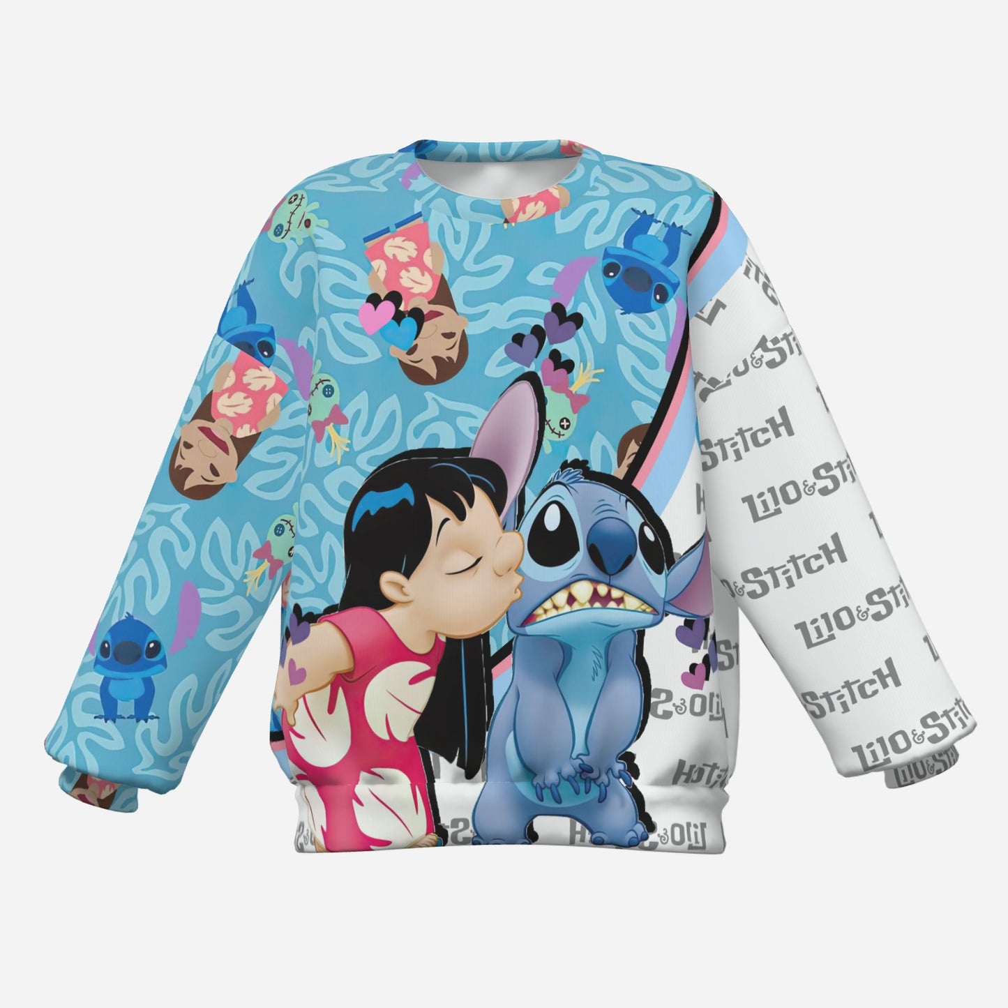 Lilo & Stitch Girl's Sweatshirt O Neck-Air Layer