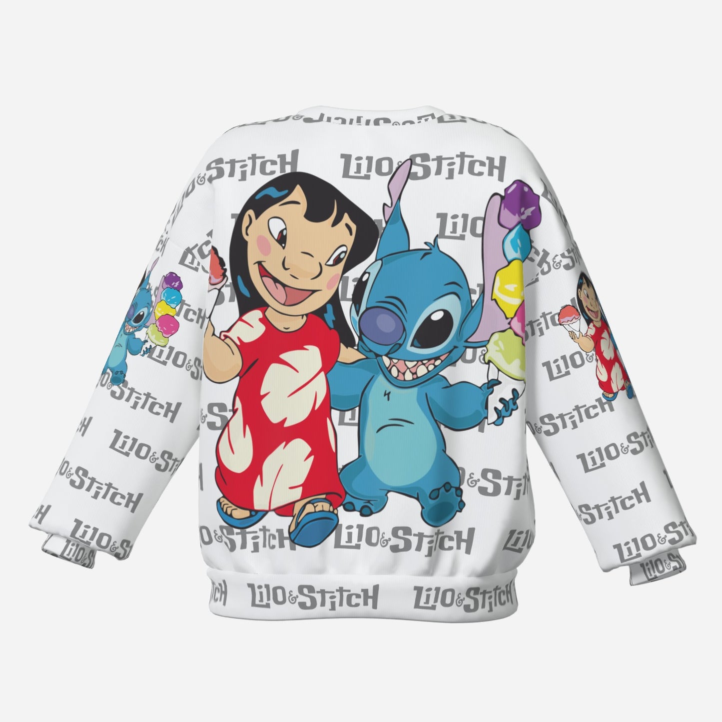 Lilo & Stitch Girl's Sweatshirt O Neck-Air Layer