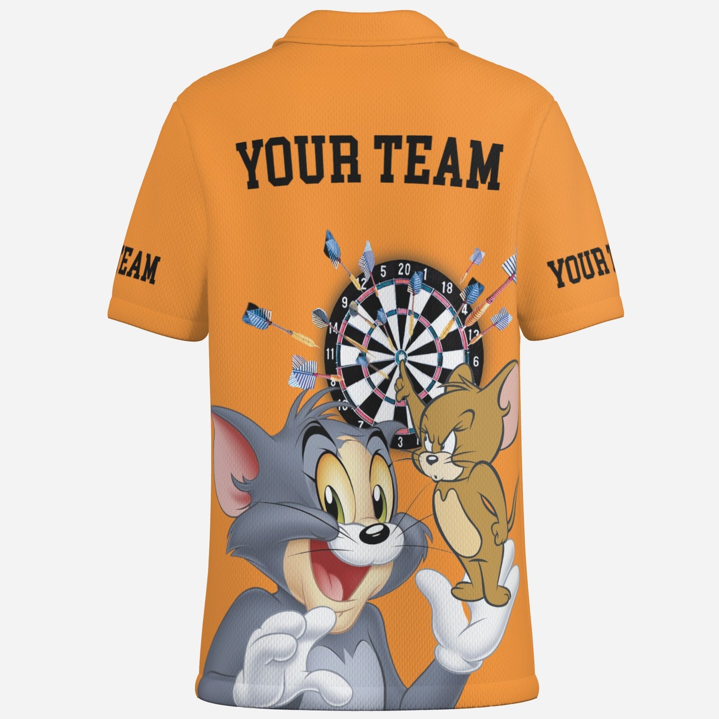 Dart Men's Polo Shirt Golf Jersey-Mi Tong Mesh