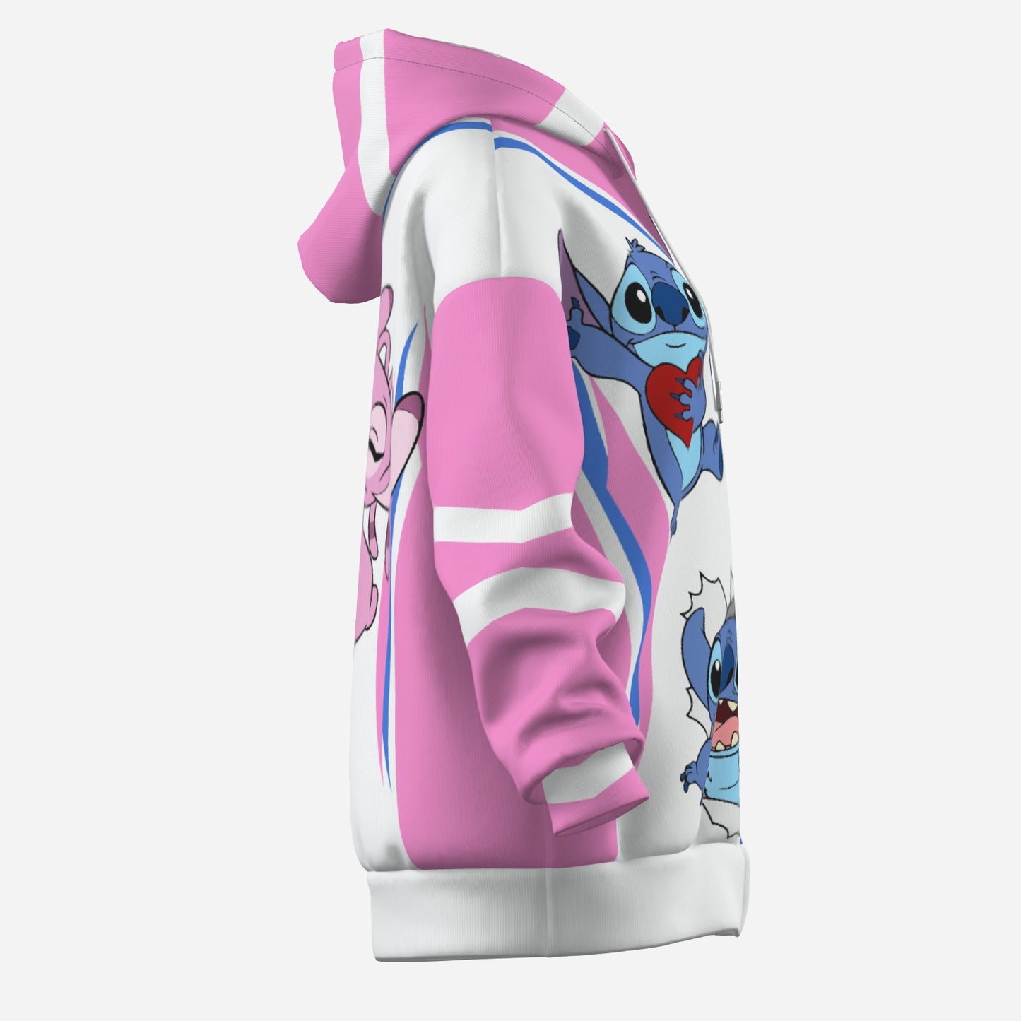 Lilo & Stitch Women's Zipper Hoodie With Pocket-Air Layer