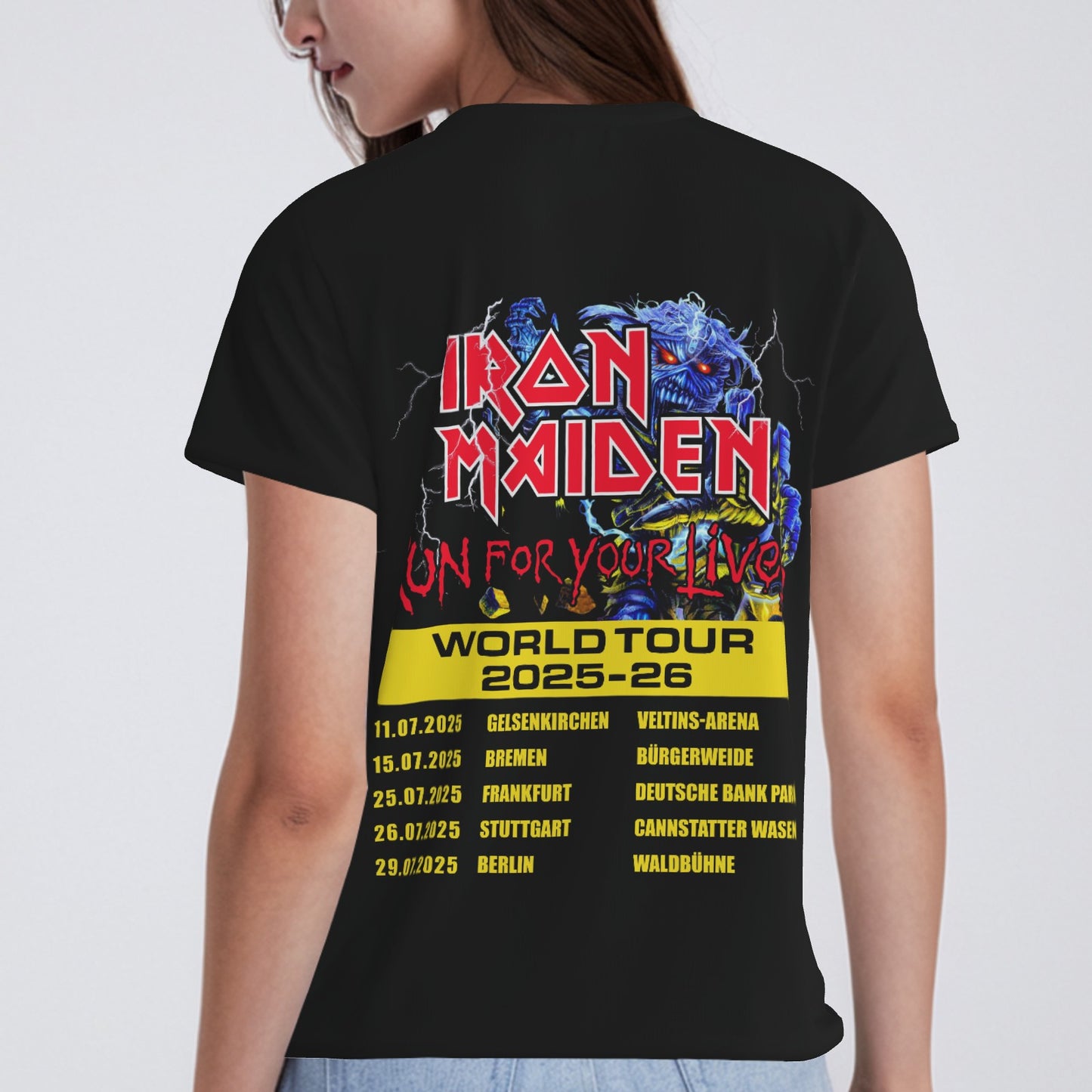 Iron Maiden Damen TShirt Tour 2925 /26