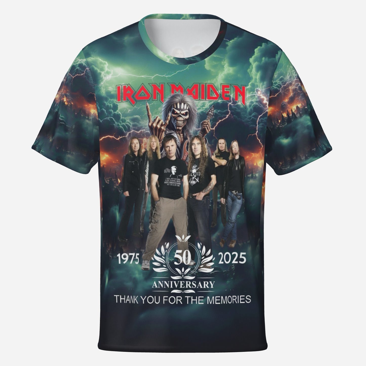 Iron Maiden Tour 2025 Cotton Men's T-Shirt