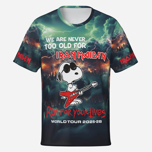 Iron Maiden Tour 2025 /2026 Cotton  Men's T-Shirt