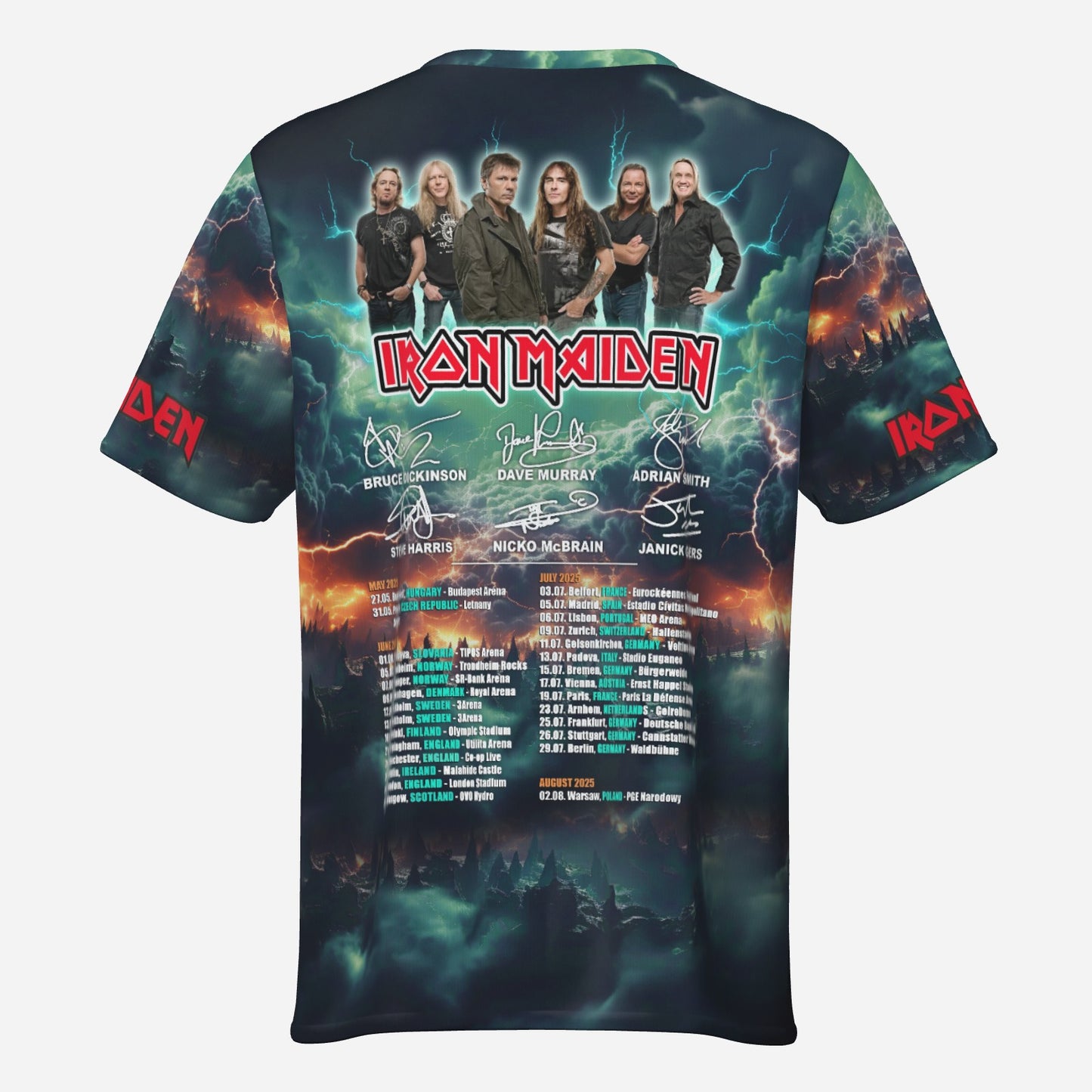 Iron Maiden Tour 2025 /2026 Cotton Men's T-Shirt