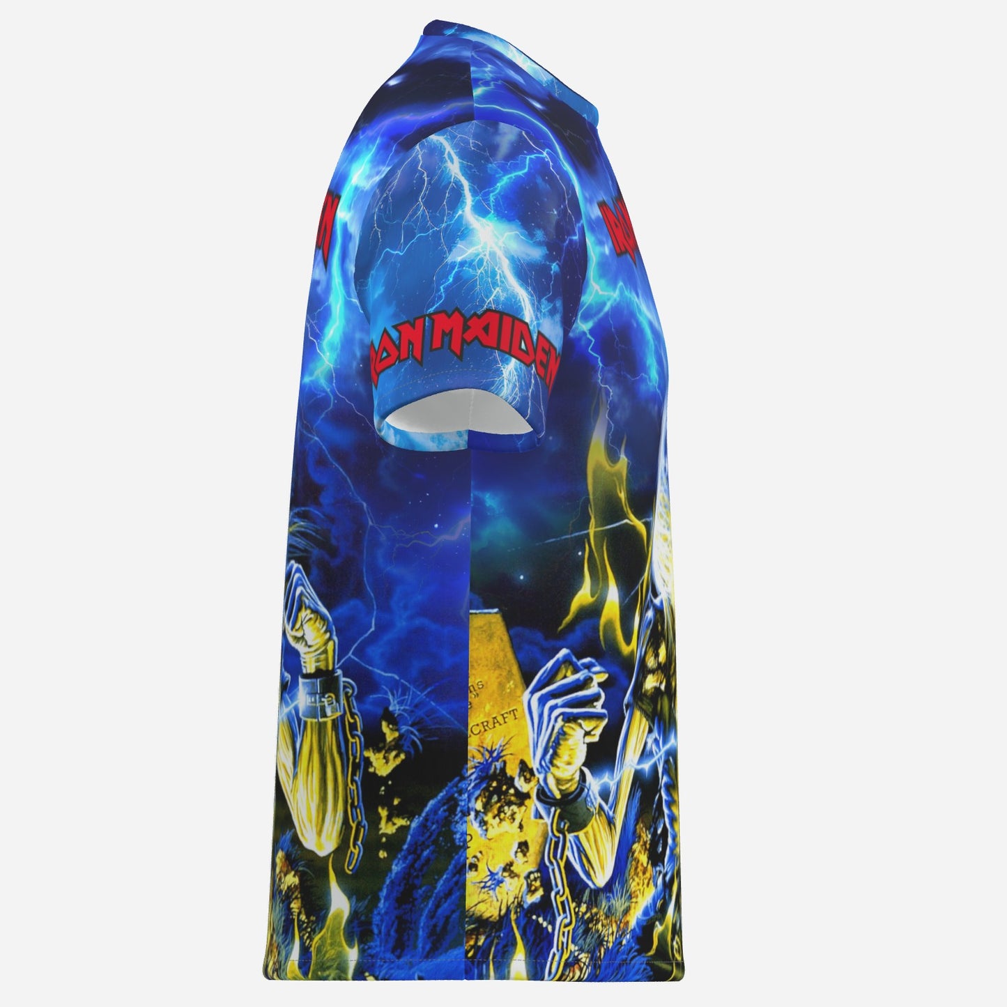 Iron Maiden Men's T-Shirt Short Sleeve-Imitation Cotton 170 GSM