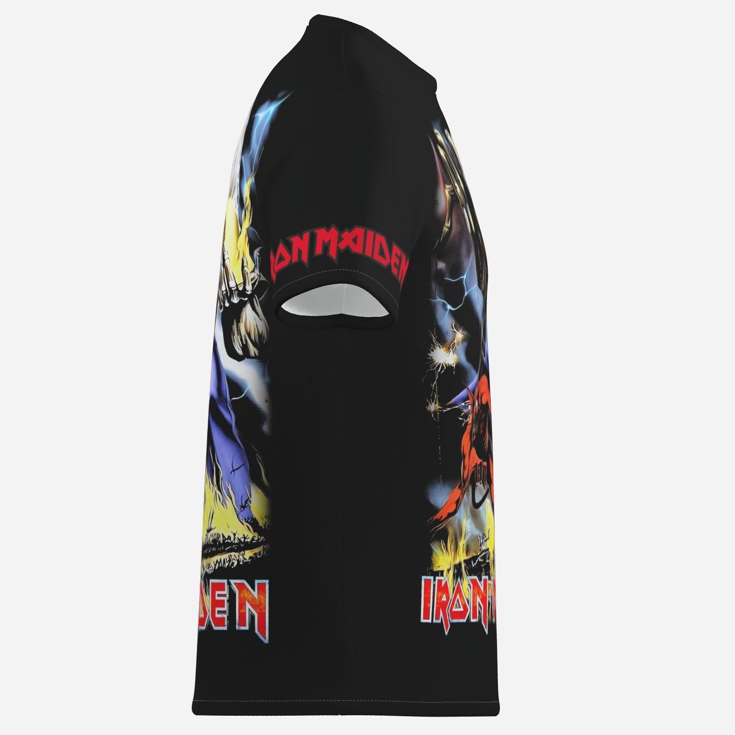 Iron Maiden Men's T-Shirt Short Sleeve-Imitation Cotton 170 GSM