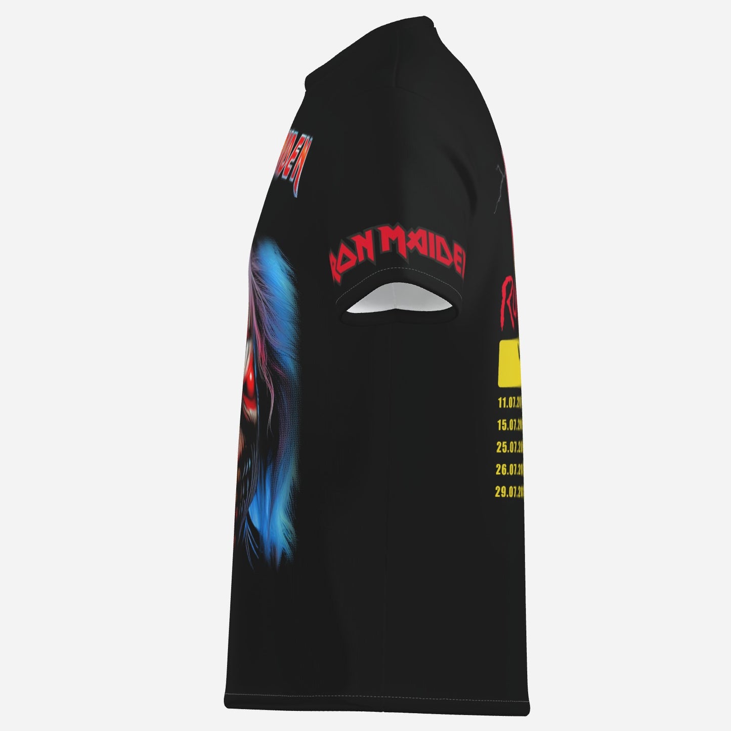 Iron Maiden Men's T-Shirt Short Sleeve-Imitation Cotton 170 GSM