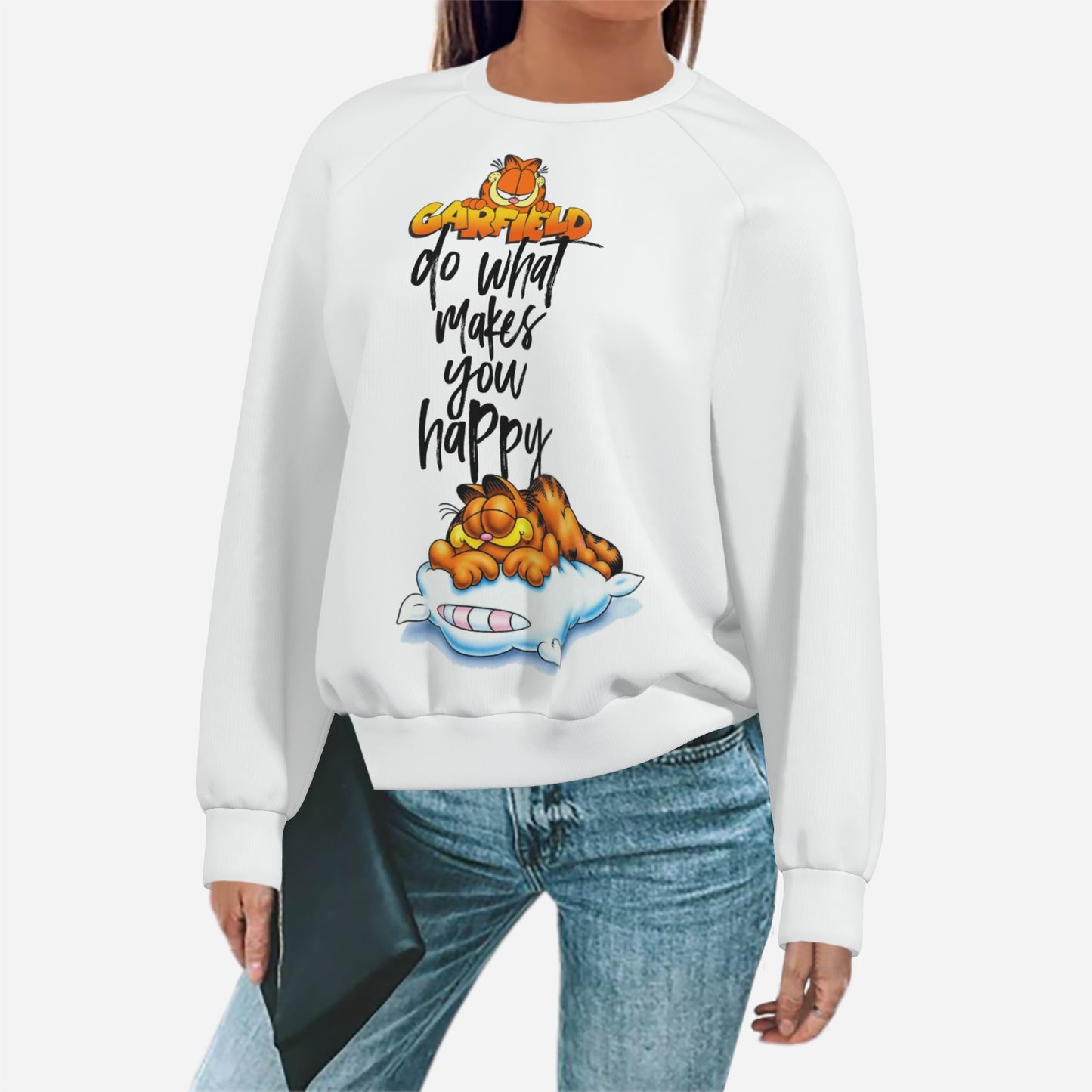 Garfield Women's Sweatshirt-Air Layer 200 GSM