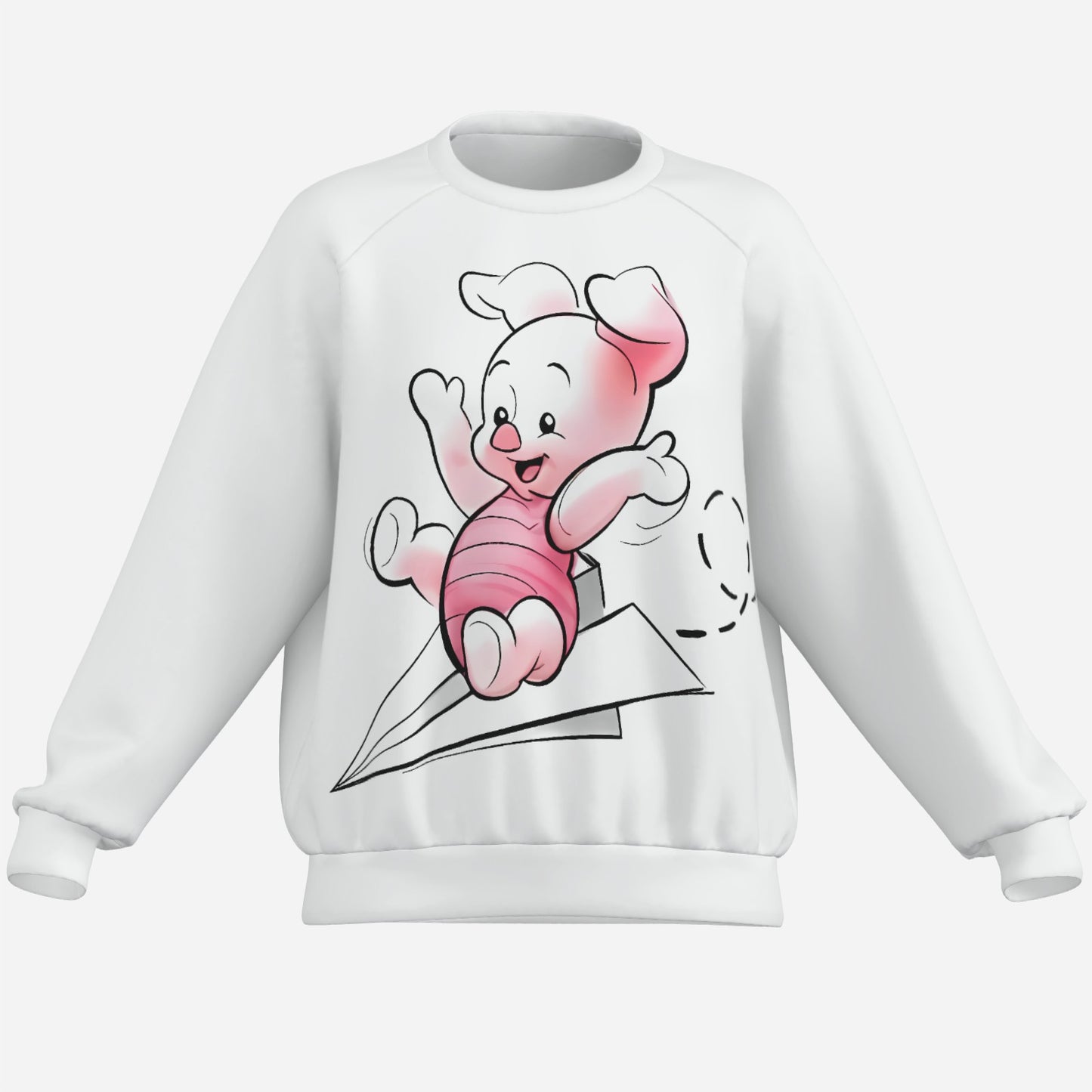 Winnie Pooh / Ferkel Women's Sweatshirt-Air Layer 200 GSM