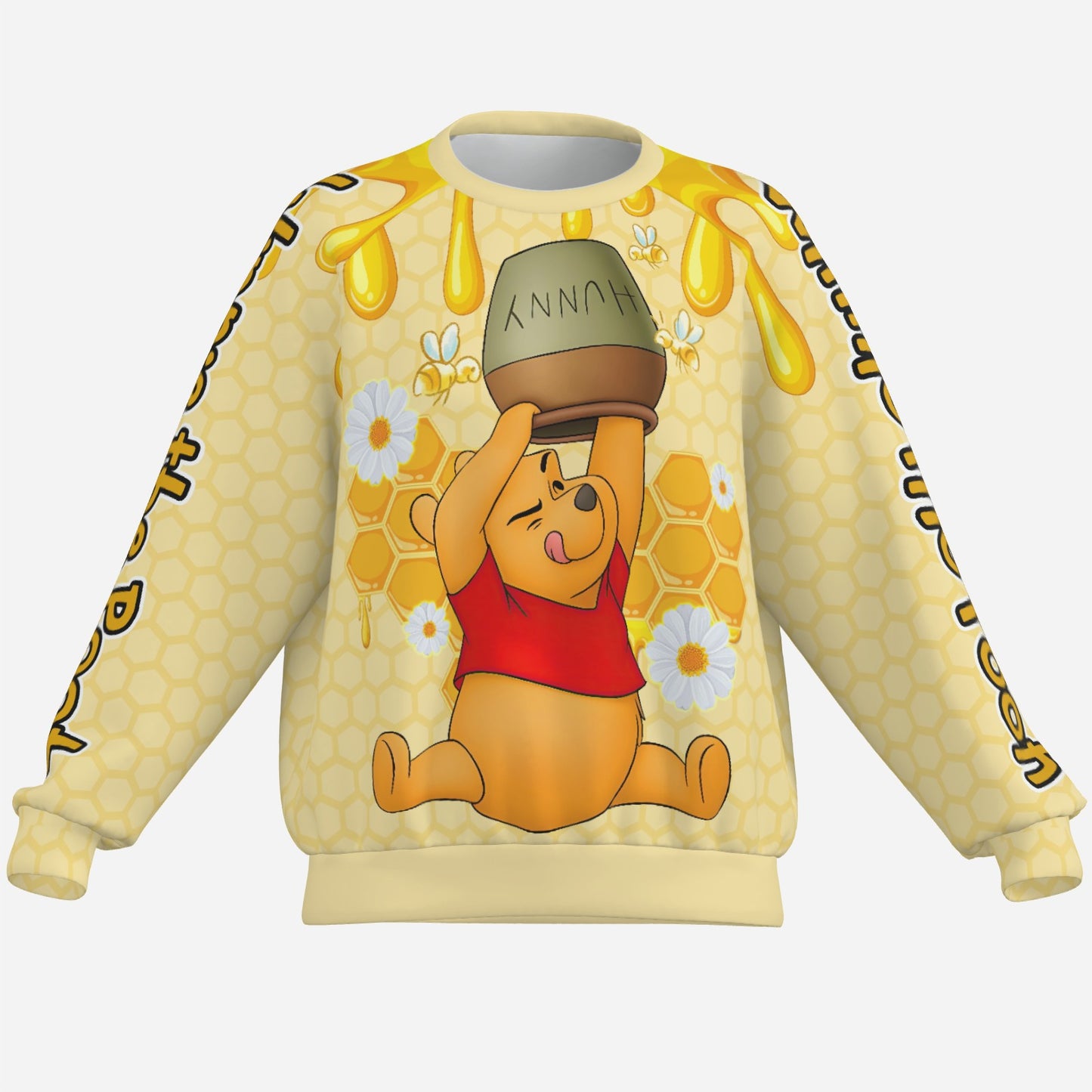 Winnie Pooh Women's Sweatshirt-Air Layer 200 GSM