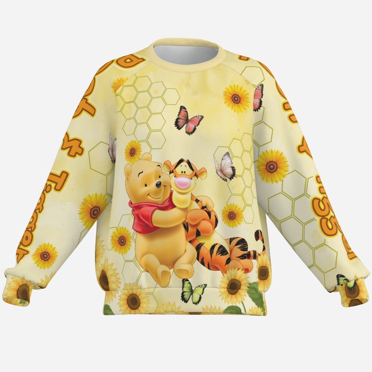Winnie Pooh & Tigger Women's Sweatshirt-Air Layer 200 GSM