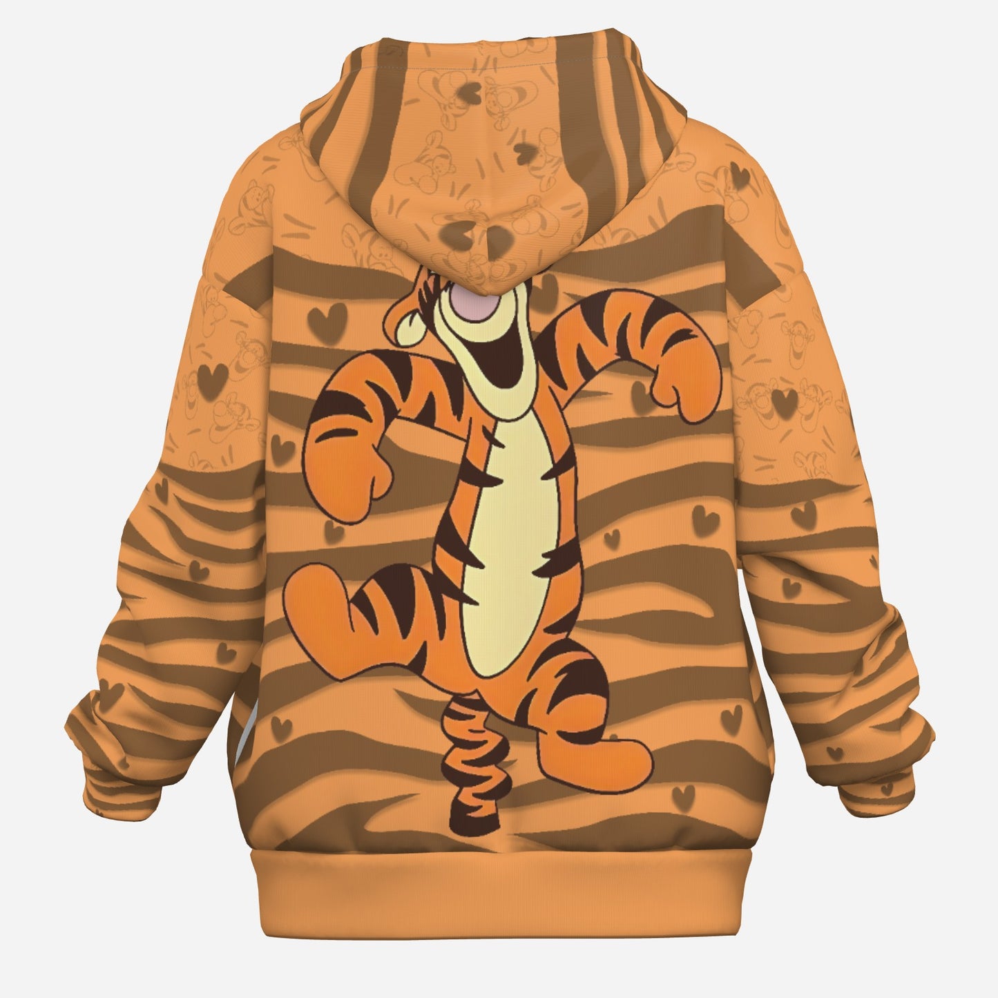 Tigger Women's Zipper Hoodie With Pocket-Air Layer 230 GSM