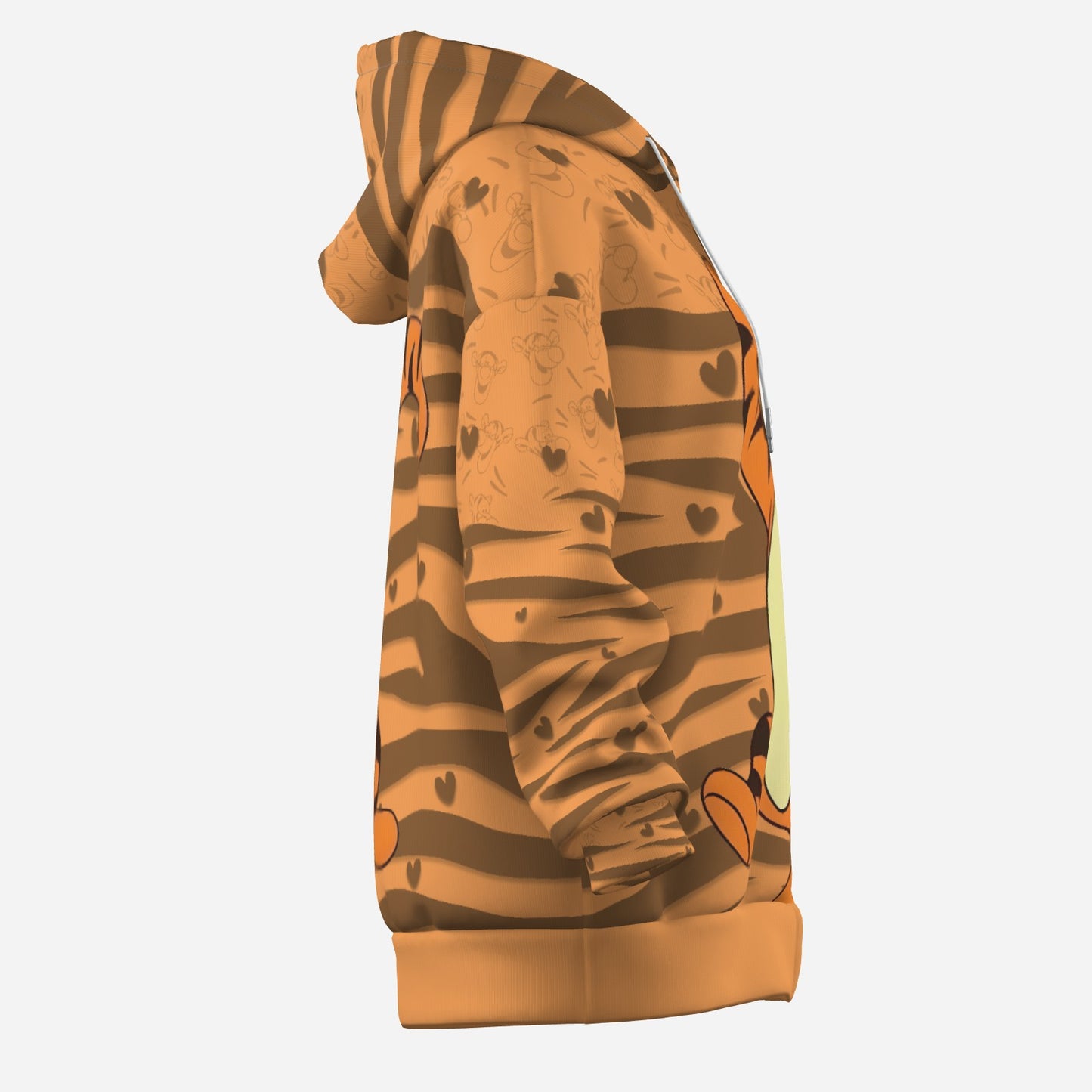 Tigger Women's Zipper Hoodie With Pocket-Air Layer 230 GSM