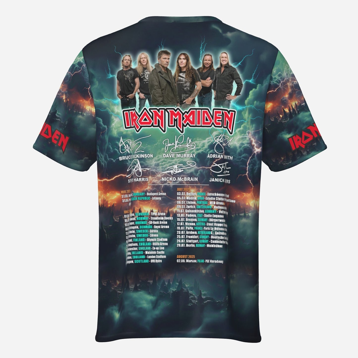 Cotton Iron Maiden Tour 2025 /2026 T-Shirt