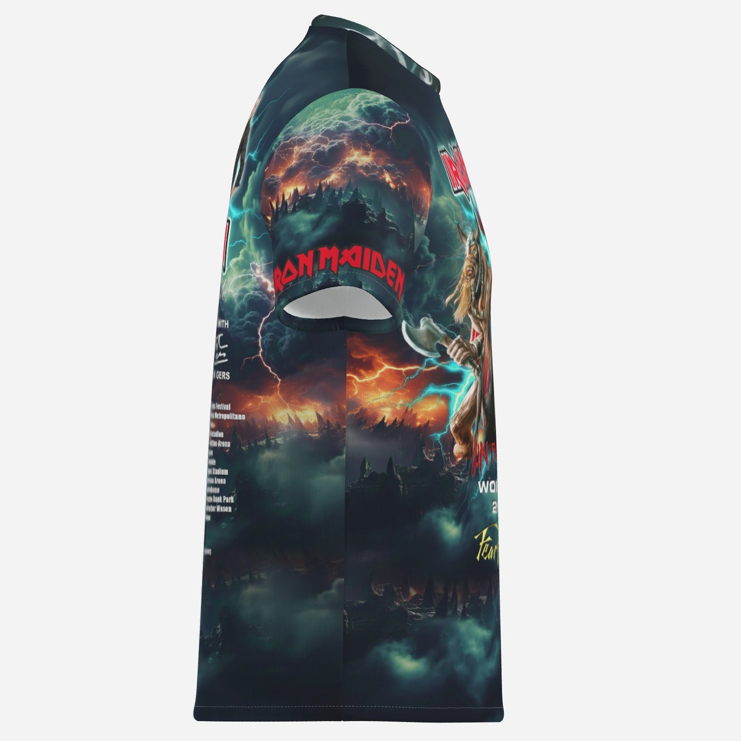 Iron Maiden Tour 2025/ 2026 Cotton Print Men's T-Shirt O Neck
