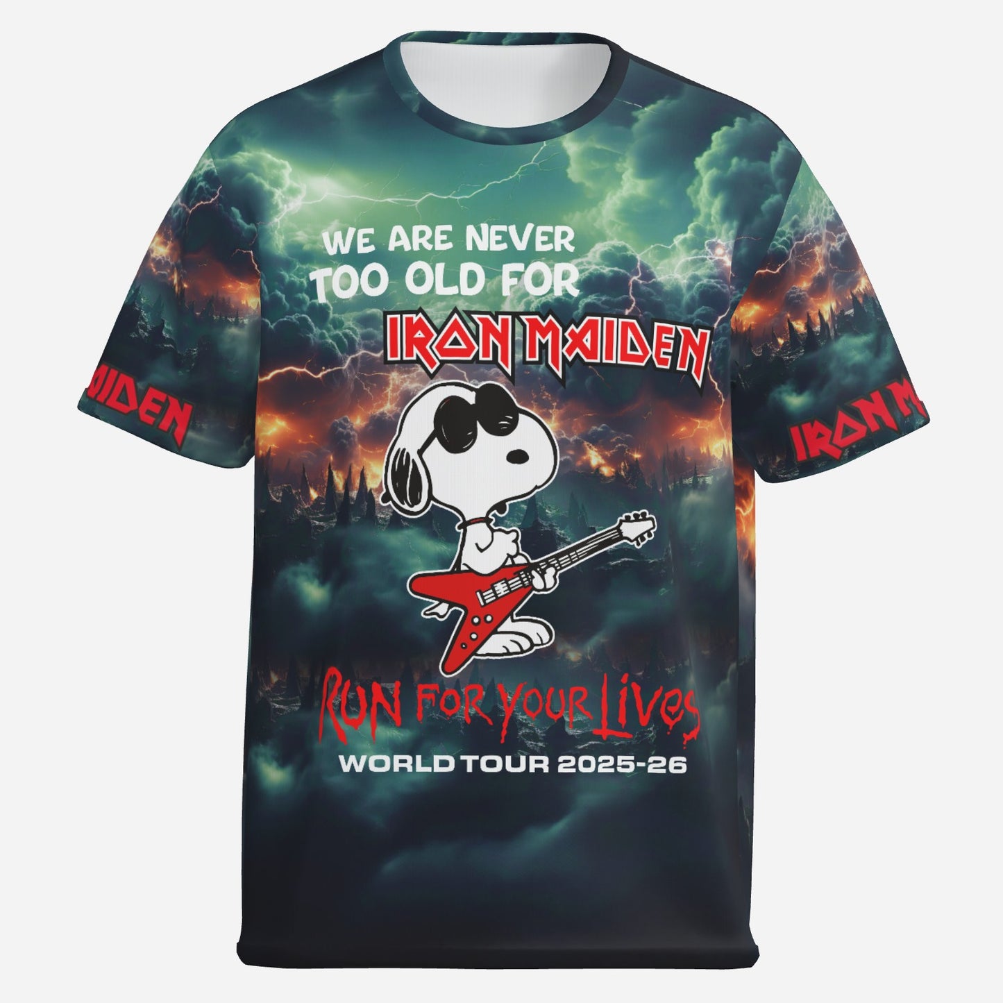 Iron Maiden Snoopy Tour Shirt