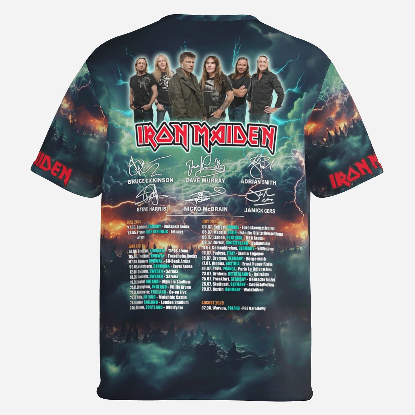 Iron Maiden Snoopy Tour Shirt