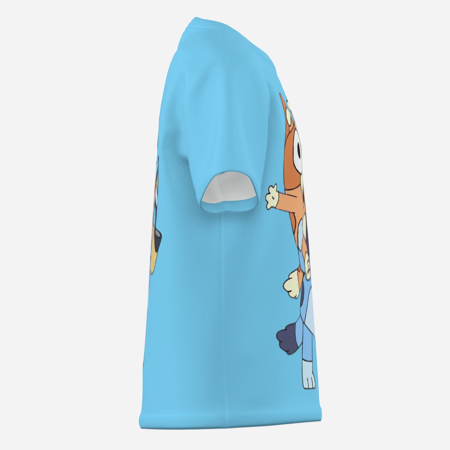 Bluey Boy's O Neck T-Shirt-Imitation Cotton 170 GSM
