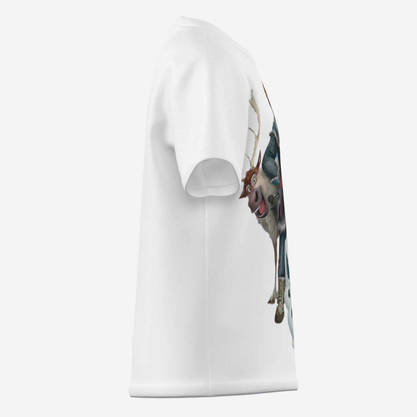 Frozens O Neck T-Shirt-Imitation Cotton 170 GSM