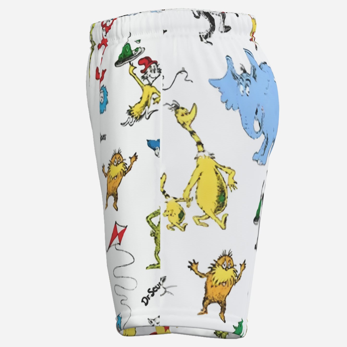 A Little Dr. Seuss Boy's Elastic Waist Short Pants-Elastic Cloth 120 GSM