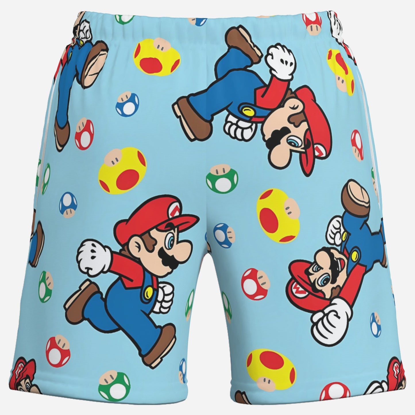 Mario Boy's Elastic Waist Short Pants-Elastic Cloth 120 GSM
