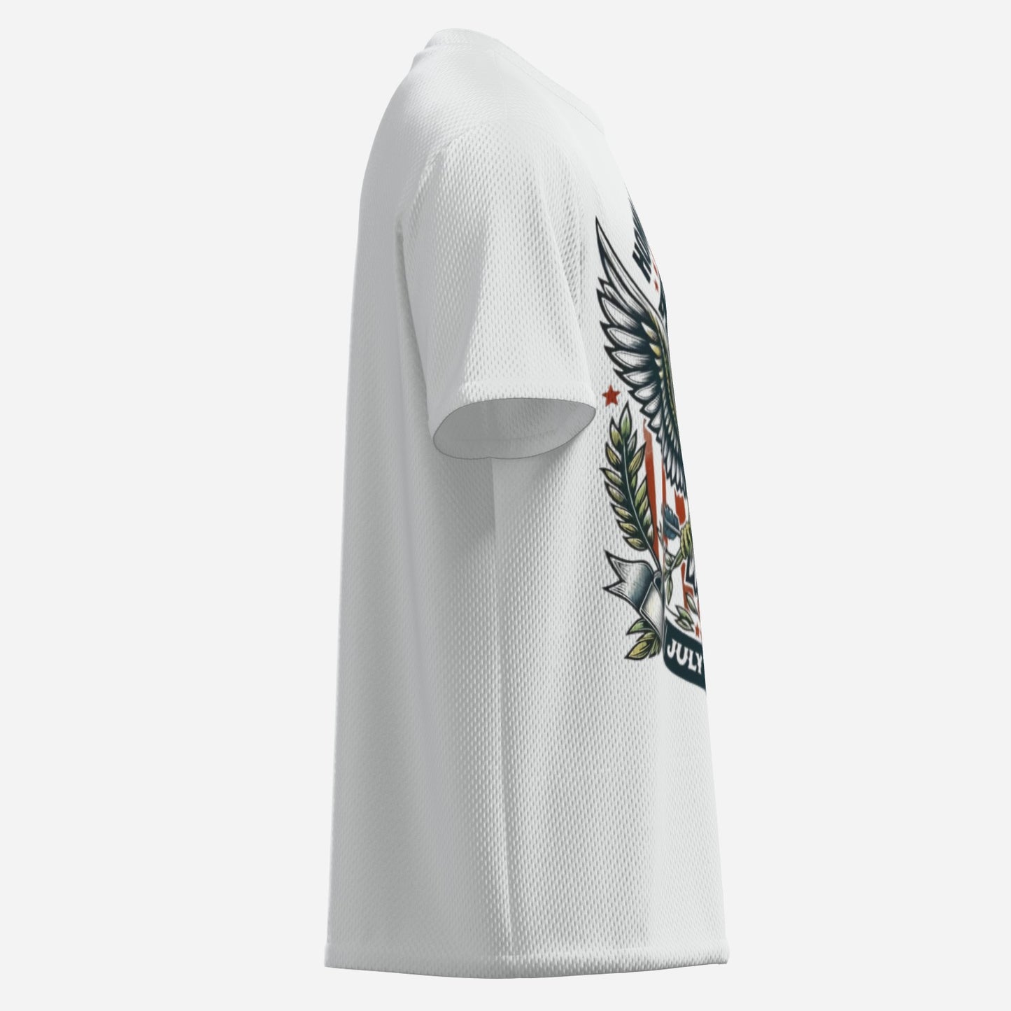 Men's O Neck T-Shirt-Reinforced Neckline-Mi Tong Mesh 140 GSM