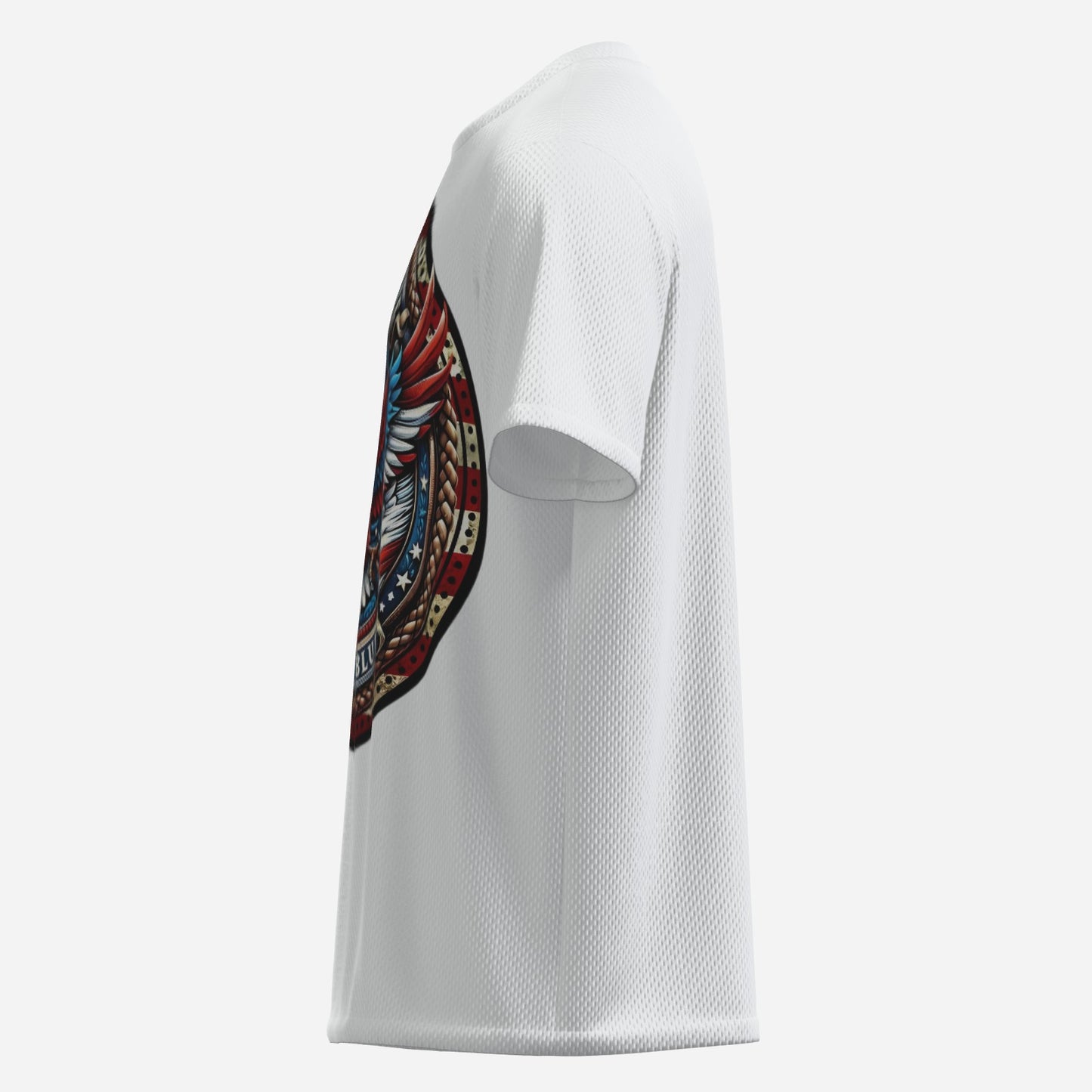 Men's O Neck T-Shirt-Reinforced Neckline-Mi Tong Mesh 140 GSM