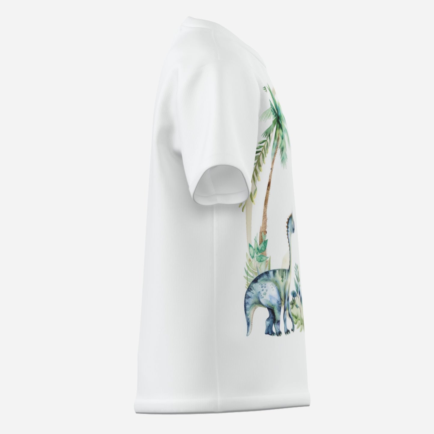 Lustiges Kinder Dino T-Shirt aus Baumwolle Imitat