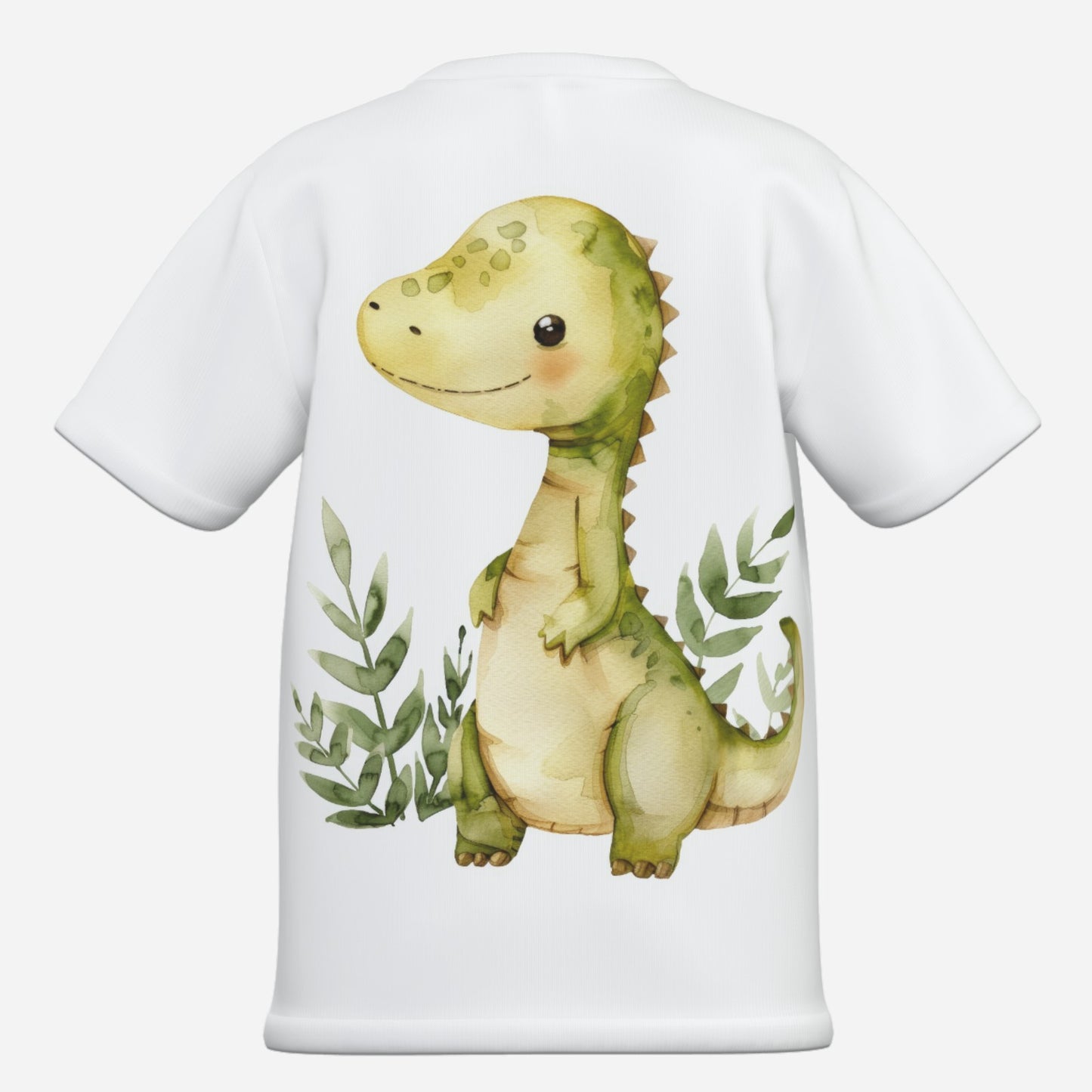 Lustiges Kinder Dino T-Shirt aus Baumwolle Imitat