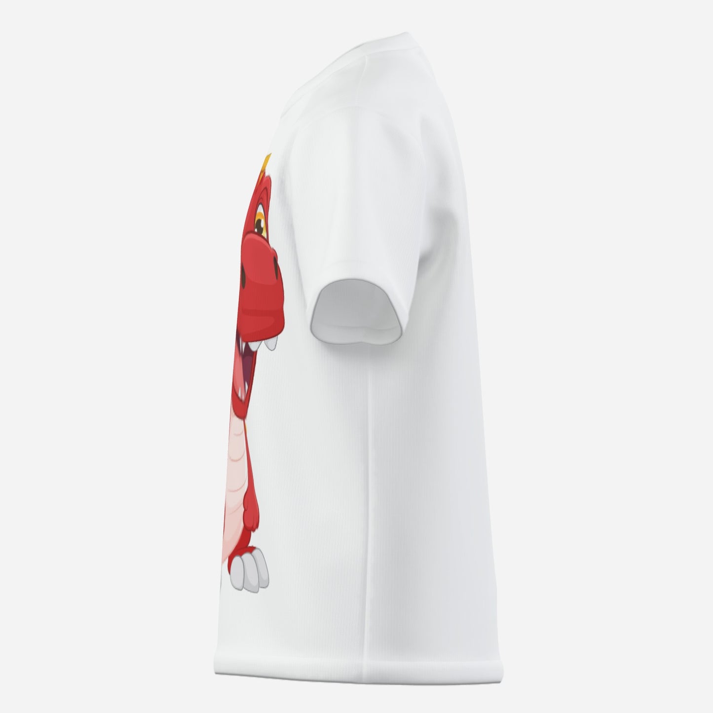 Lustiges Kinder Dino T-Shirt aus Baumwolle Imitat