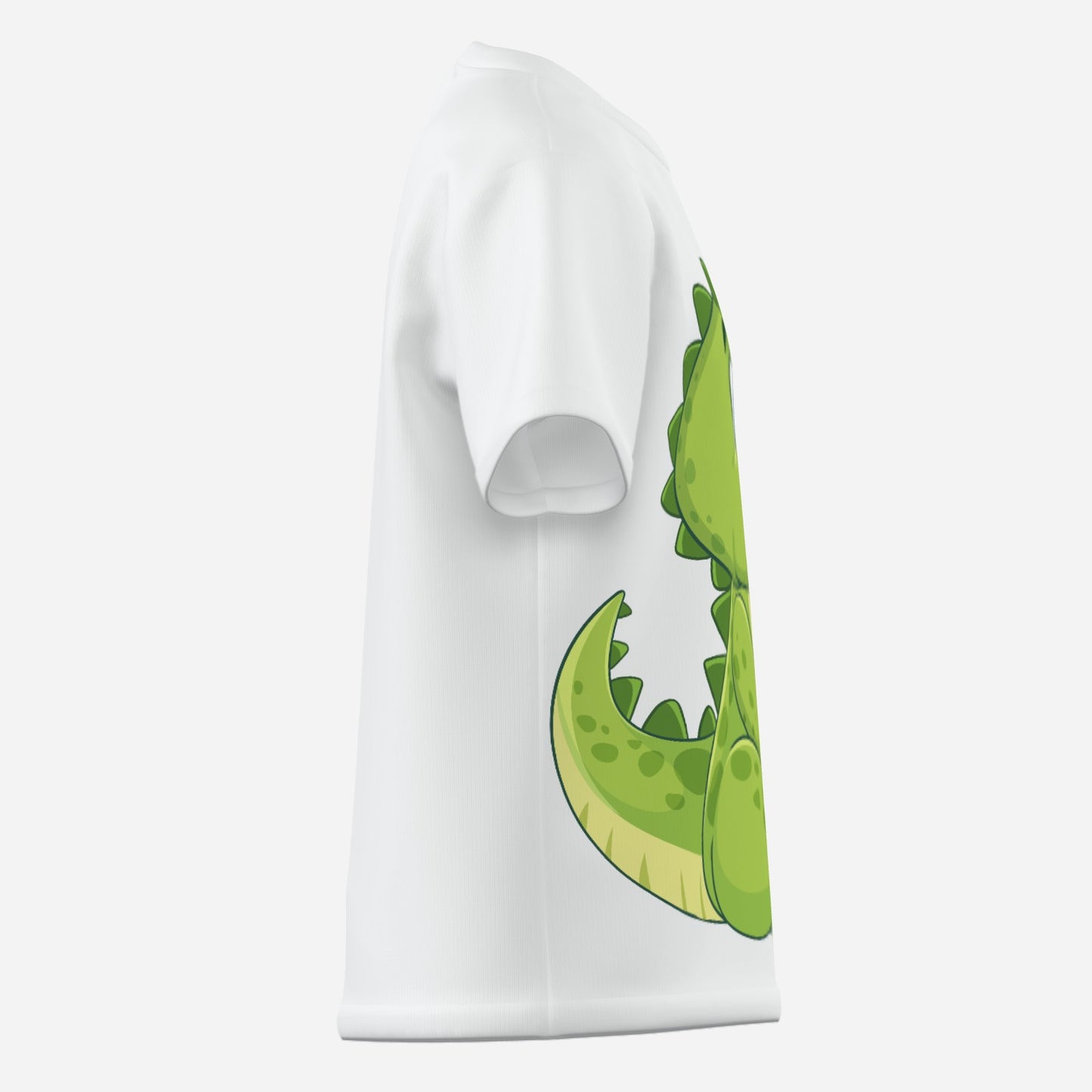 Lustiges Kinder Dino T-Shirt aus Baumwolle Imitat