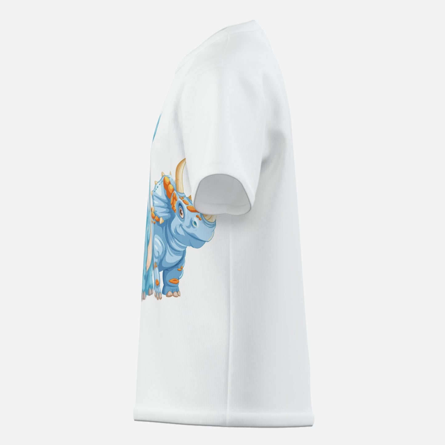 Lustiges Kinder Dino T-Shirt aus Baumwolle Imitat