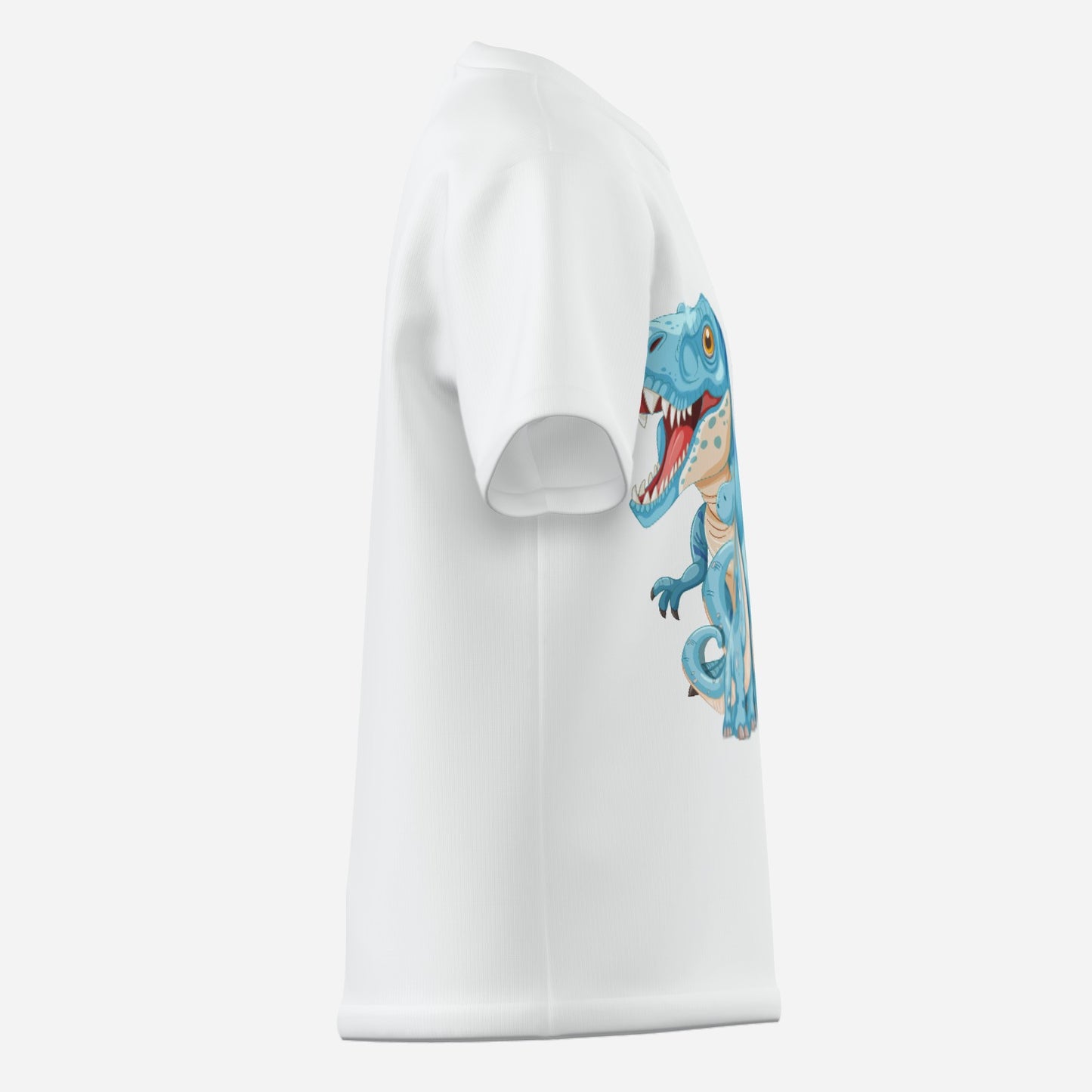 Lustiges Kinder Dino T-Shirt aus Baumwolle Imitat