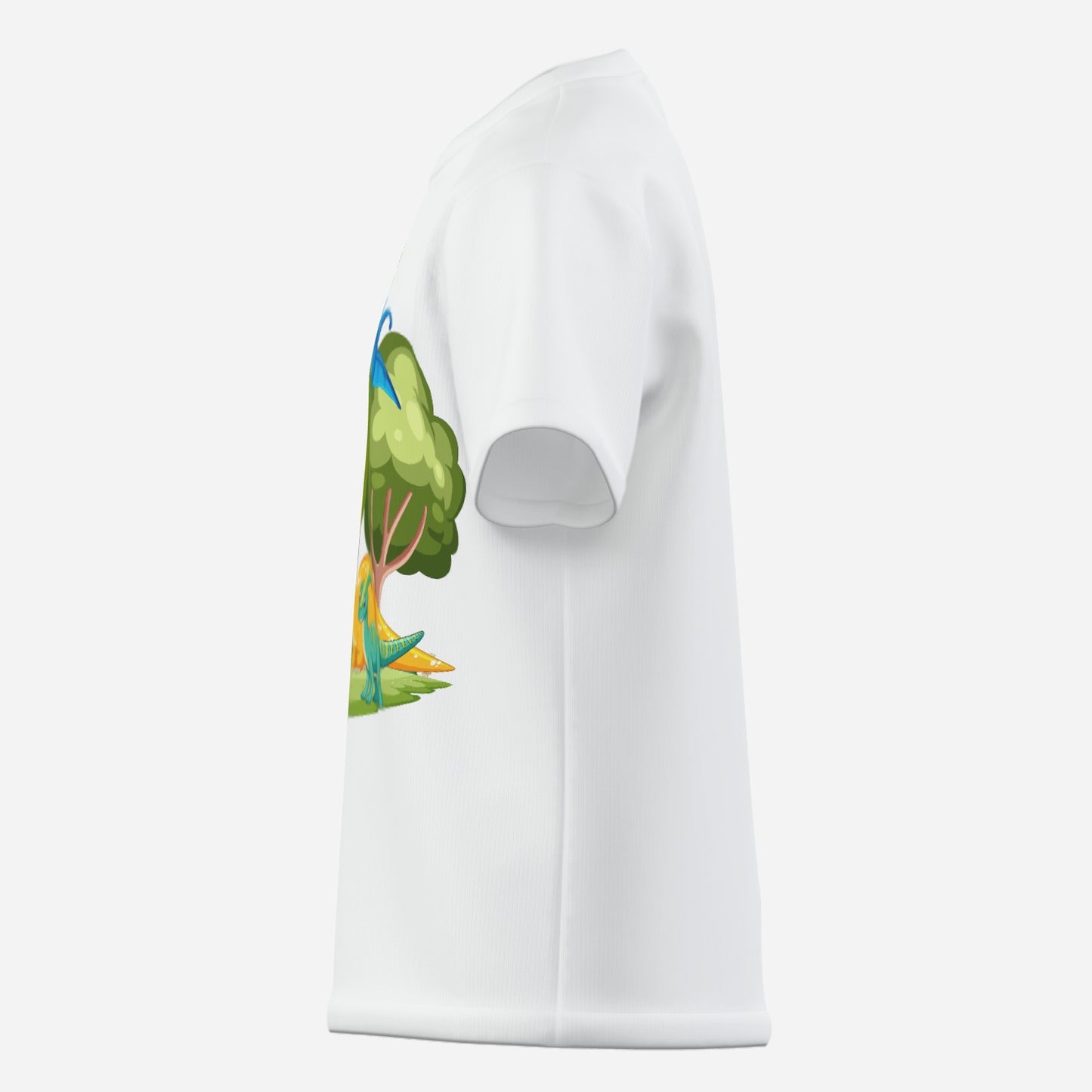 Lustiges Kinder Dino T-Shirt aus Baumwolle Imitat